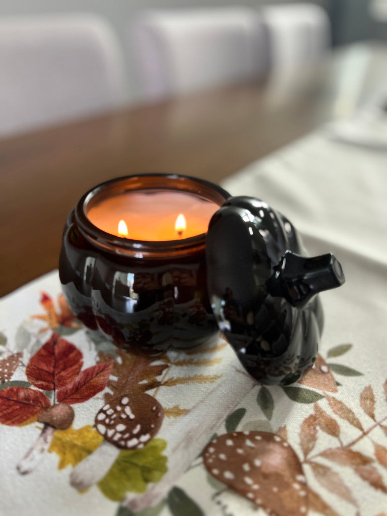 Fall Candles | Black Pumpkin