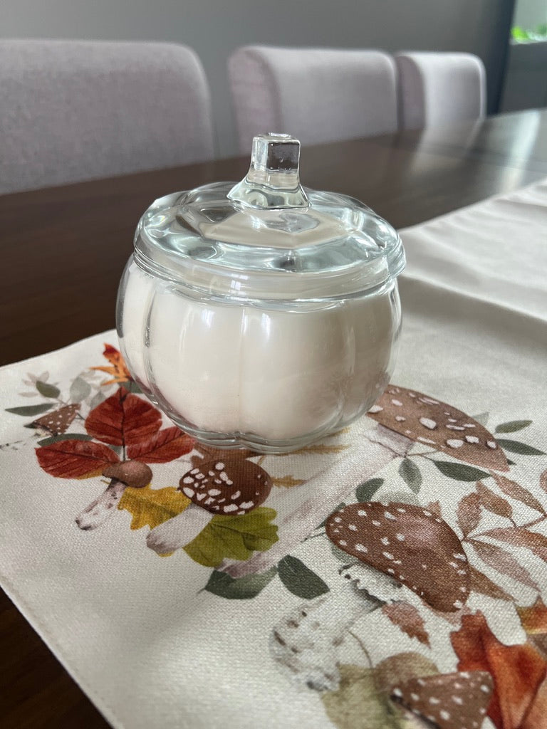 Fall Candles | Clear Pumpkin