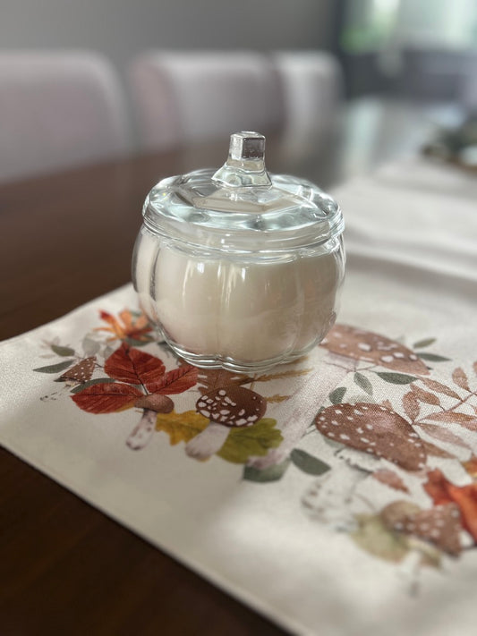 Fall Candles | Clear Pumpkin