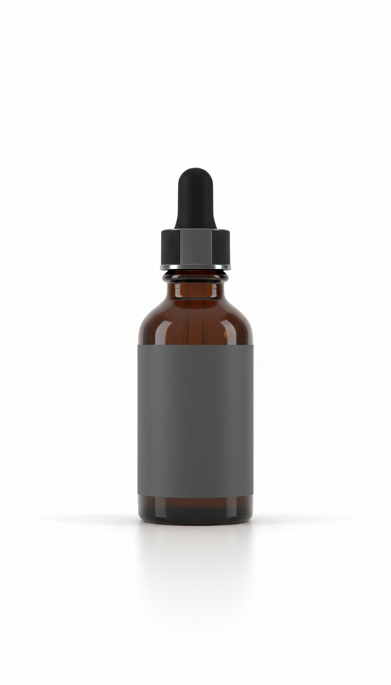 Charcoal label sleep drops tincture