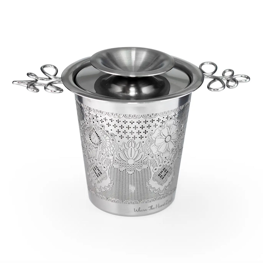 Charis™ Loose Leaf Tea Infuser – Silver Heart Resides