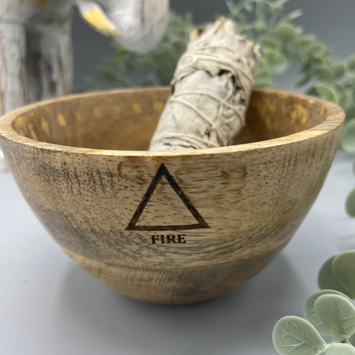 Wooden Smudge & Ritual Offerings Bowl