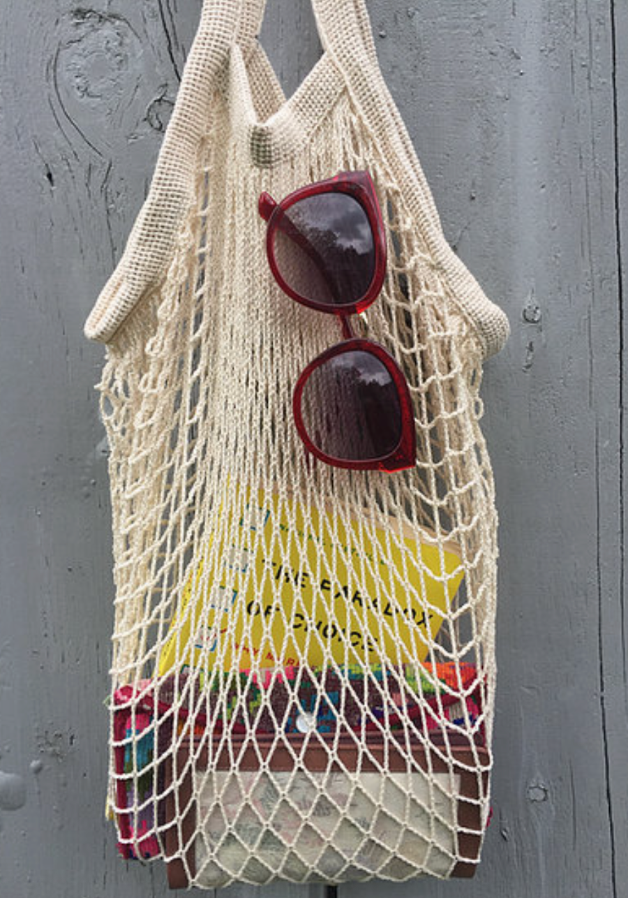 100% Natural Cotton Mesh Shopping Bag