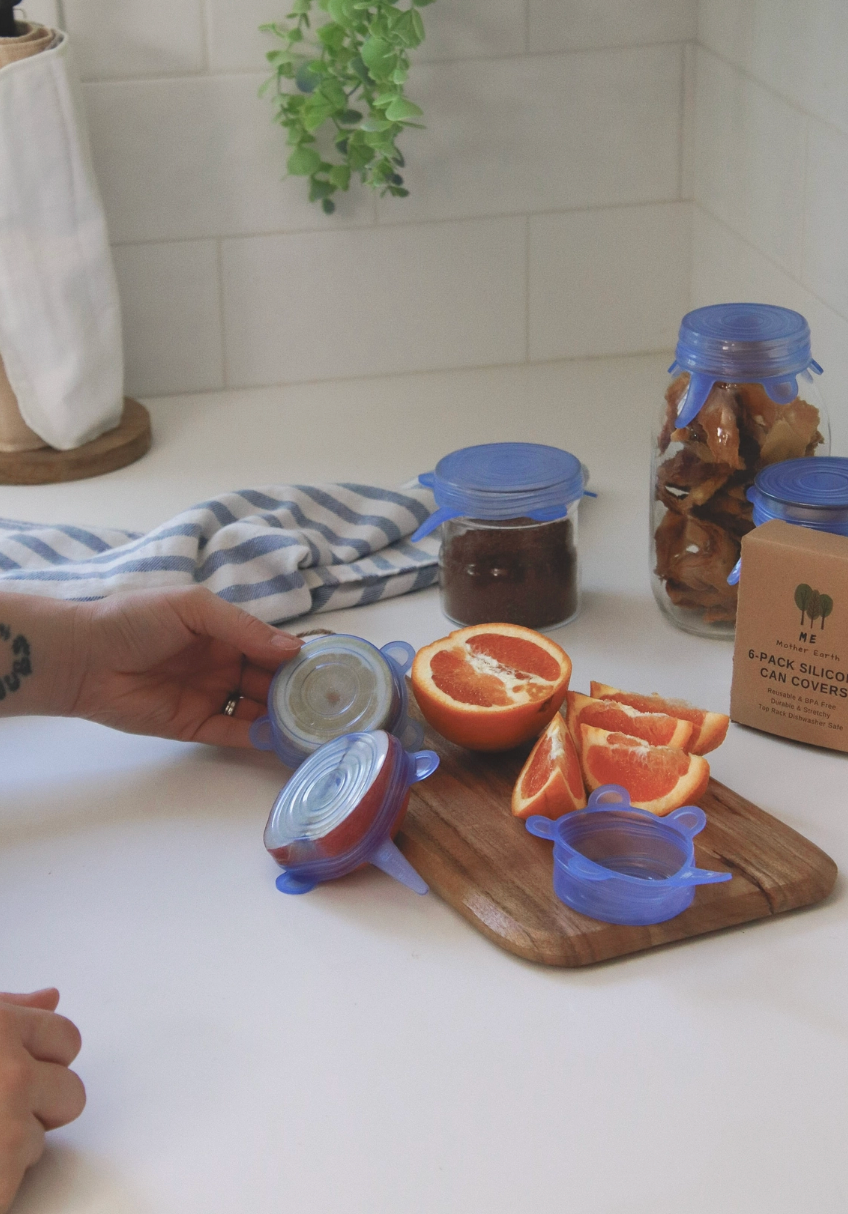 Reusable Silicone Can Covers 6-Pack