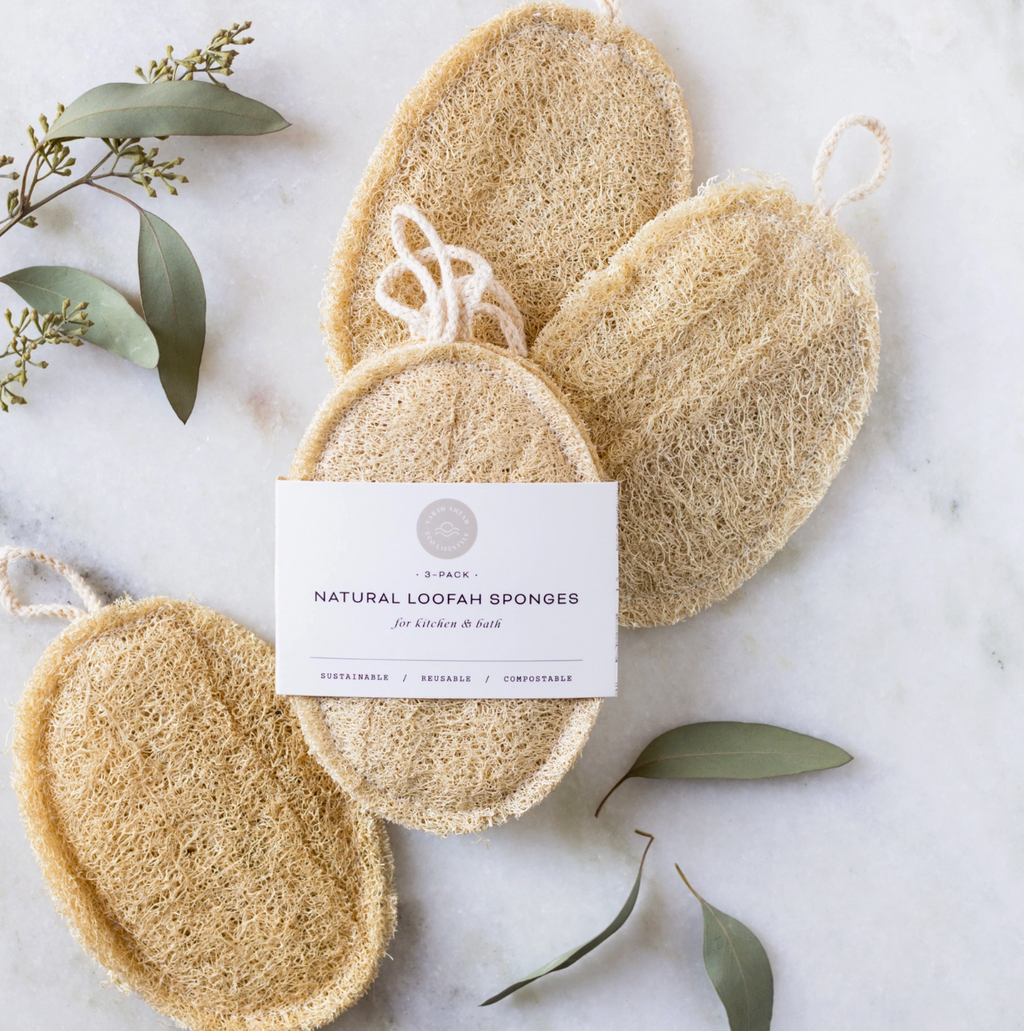 Double Layer Large Natural Loofah Sponge