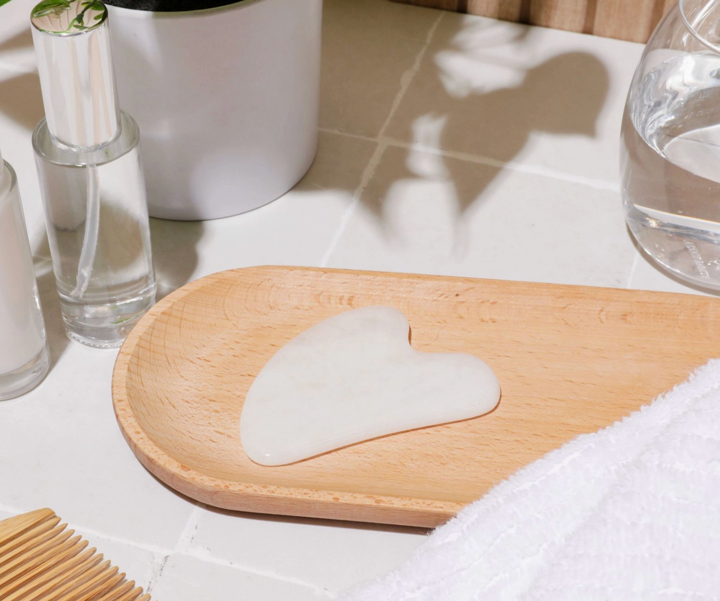 White Jade Gua Sha | Facial Stone